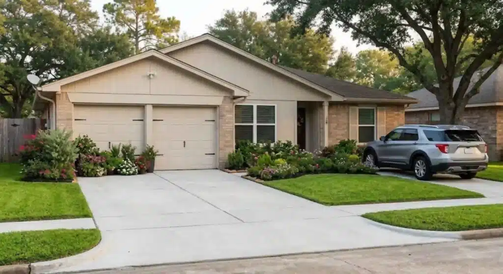 Residential property restored after fire damage in Houston