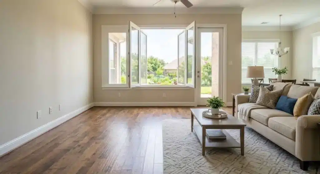 Houston home restored after professional water damage cleanup